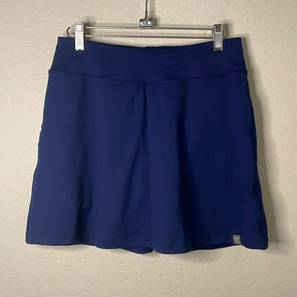 Title Nine Original Dream Skort 15" Solid Navy Blue Size S Athletic Golf Tennis